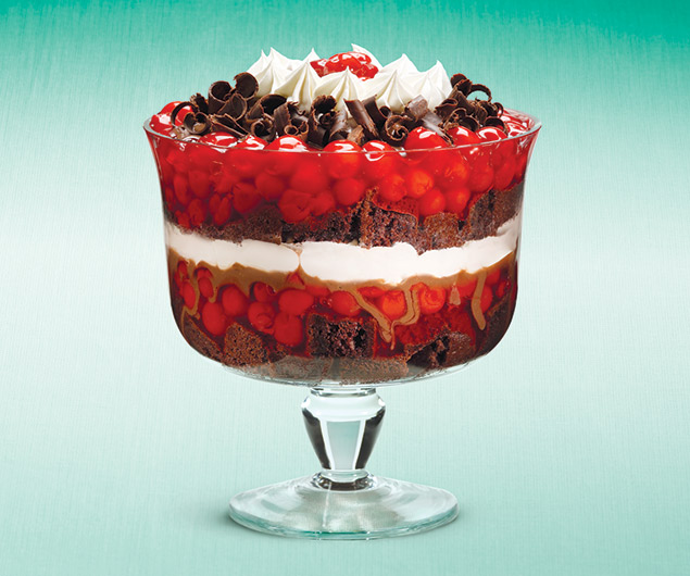 black forest trifle cups
